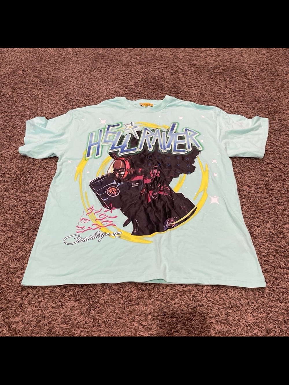civilized NWOT hellraiser T-shirt, men’s XL